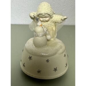 Dept 56 Snowbabies Music Box A‎ Little Holiday Magic Plays Let It Snow Figurine